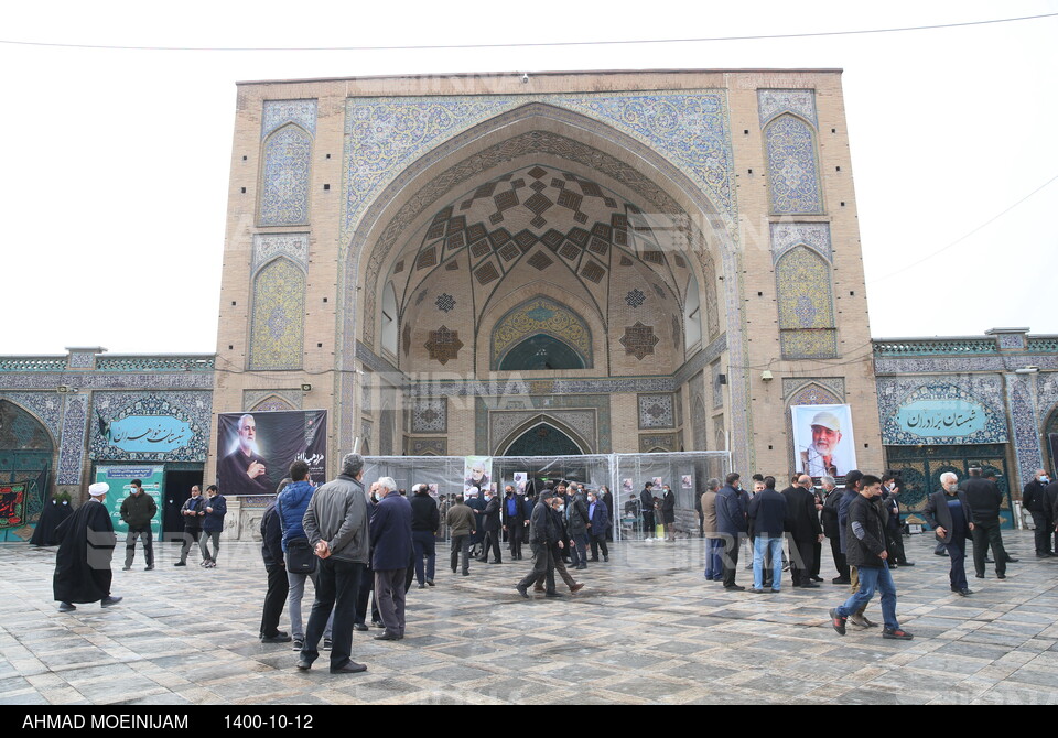 مراسم دومین سالگرد شهادت سردار سلیمانی در مسجد جامع بازار تهران