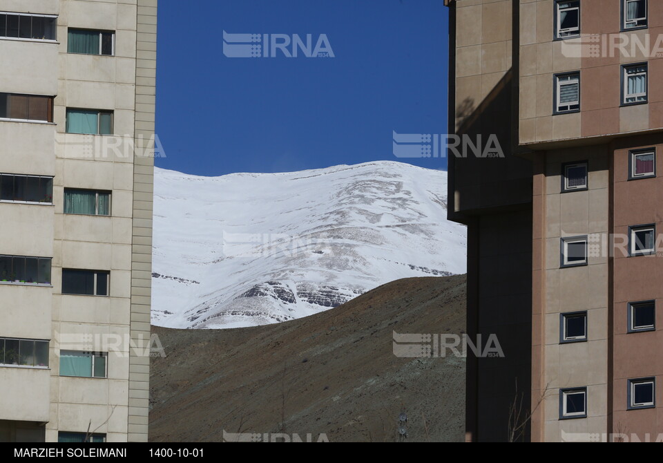 هوای تهران در اولین روز فصل زمستان