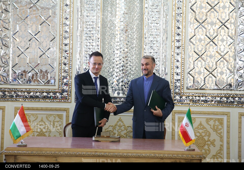 دیدار وزیران امور خارجه ایران و مجارستان