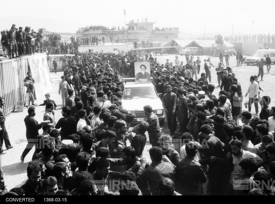 وداع مردم با بنیانگذار انقلاب حضرت امام خمینی(ره) در مصلای بزرگ تهران