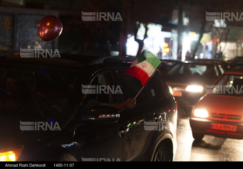 شادی مردم شهرکرد پس از صعود ایران به جام جهانی قطر