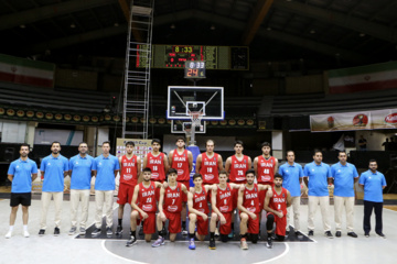 U-18 basketball match between Iran and Turkiye