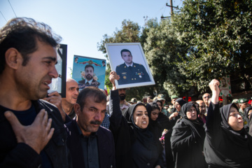 تشییع پیکر شهید «سجاد منصوری» در کرمانشاه