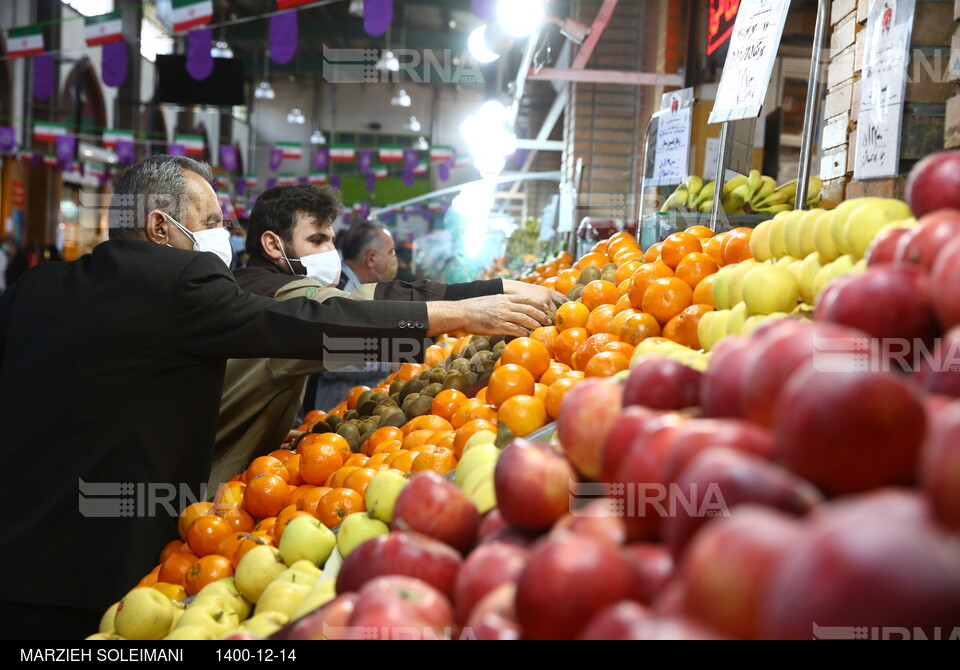 بازدید شهردار تهران از بازار میوه تره بار جلال آل احمد