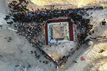 تشییع پیکر شهید گمنام - روستای طولا