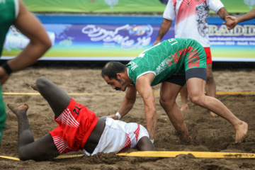 Iran : tournoi de championnat du monde du Kabaddi sur la plage