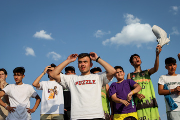 Street football and basketball competitions held in Tabriz