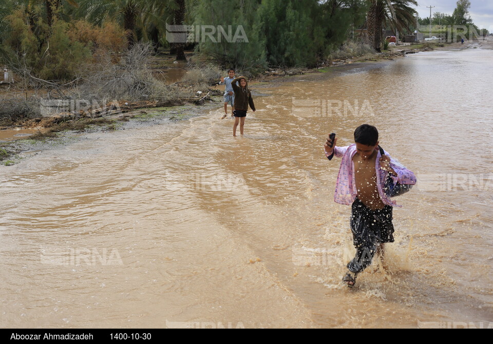 سیلاب در جنوب کرمان