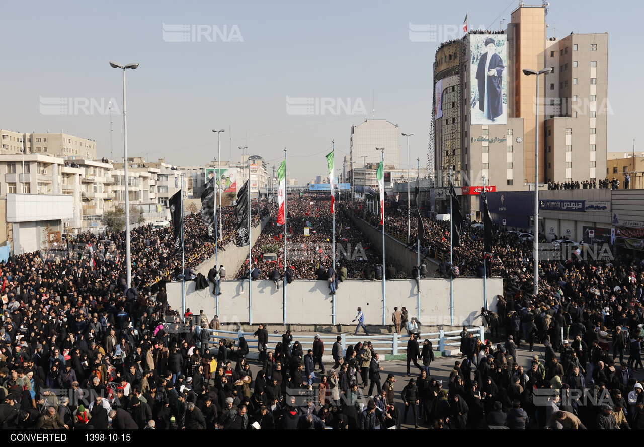 وداع با سربازان وطن - تشییع پیکر سردار سلیمانی