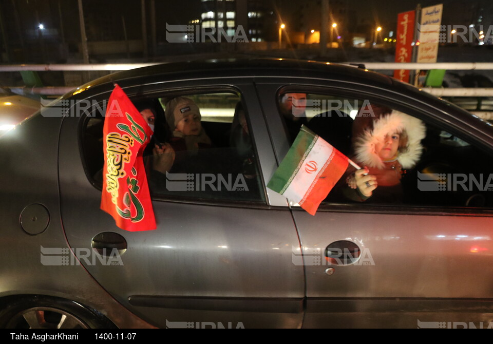 شادی مردم ارومیه پس از صعود ایران به جام جهانی قطر