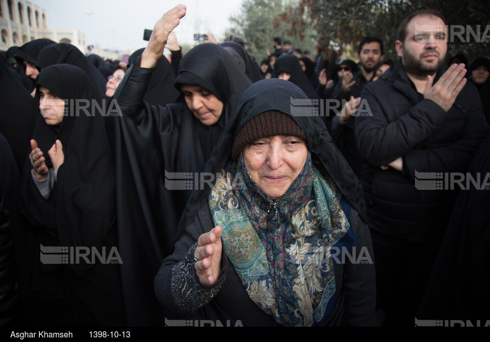 راهپیمایی مردم تهران در پی شهادت سردار سپهبد قاسم سلیمانی