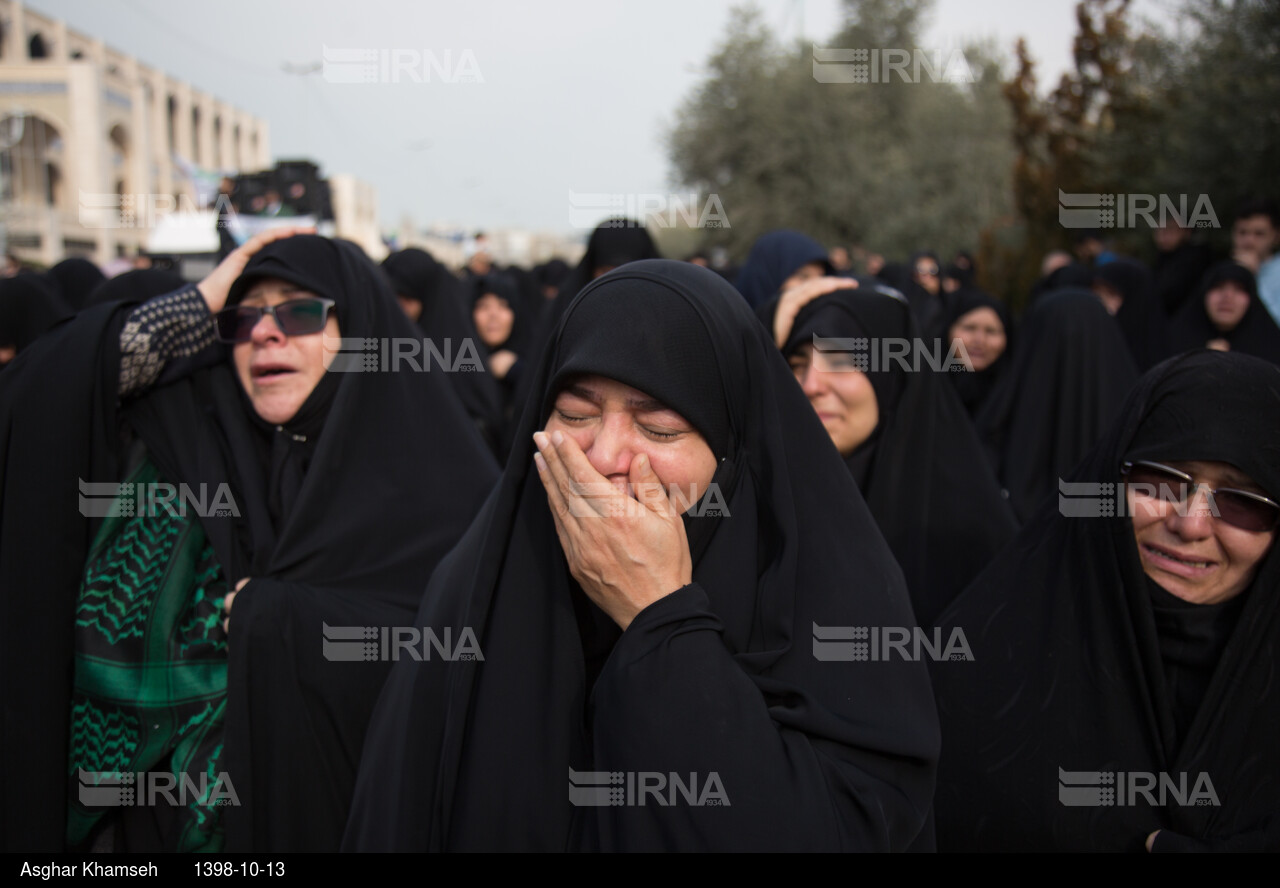 راهپیمایی مردم تهران در پی شهادت سردار سپهبد قاسم سلیمانی