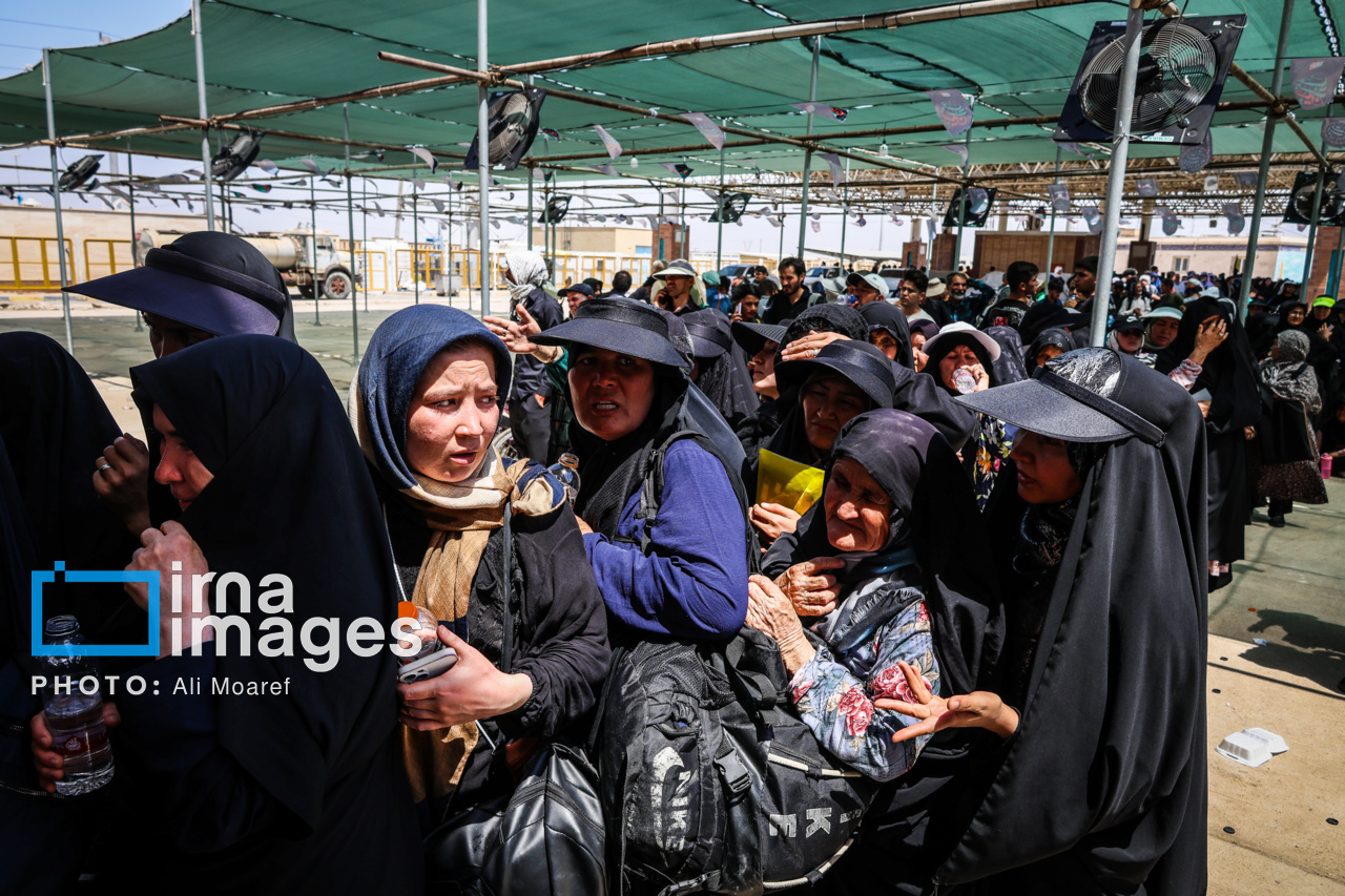 زائران خارجی اربعین در مرزهای خوزستان