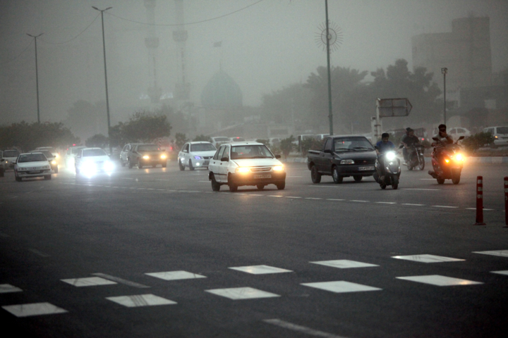 گردو غبار در بندرعباس