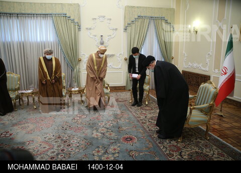 دیدار وزیر خارجه عمان با رییس جمهور