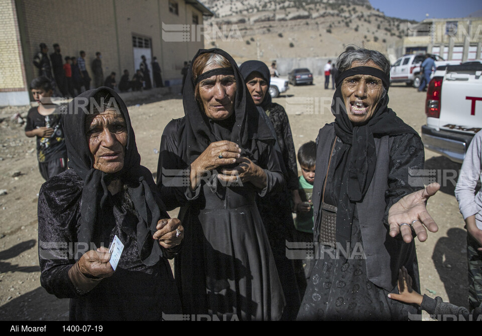 امداد رسانی به آسیب دیدگان زلزله اندیکا