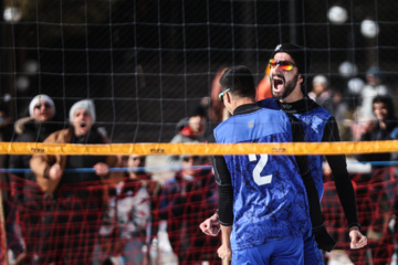 Tournoi national de volley-ball sur neige à Dizin