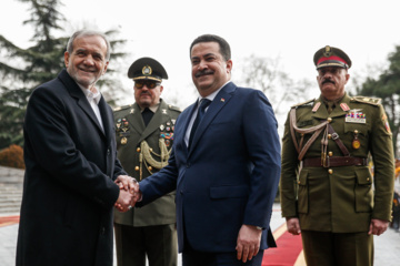 El presidente iraní recibe oficialmente al primer ministro de Irak