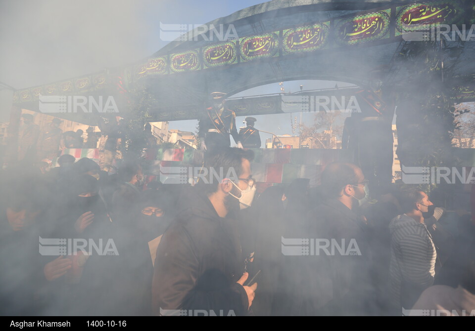 مراسم تشییع پیکرهای ۱۵۰ شهید گمنام در تهران (۱)