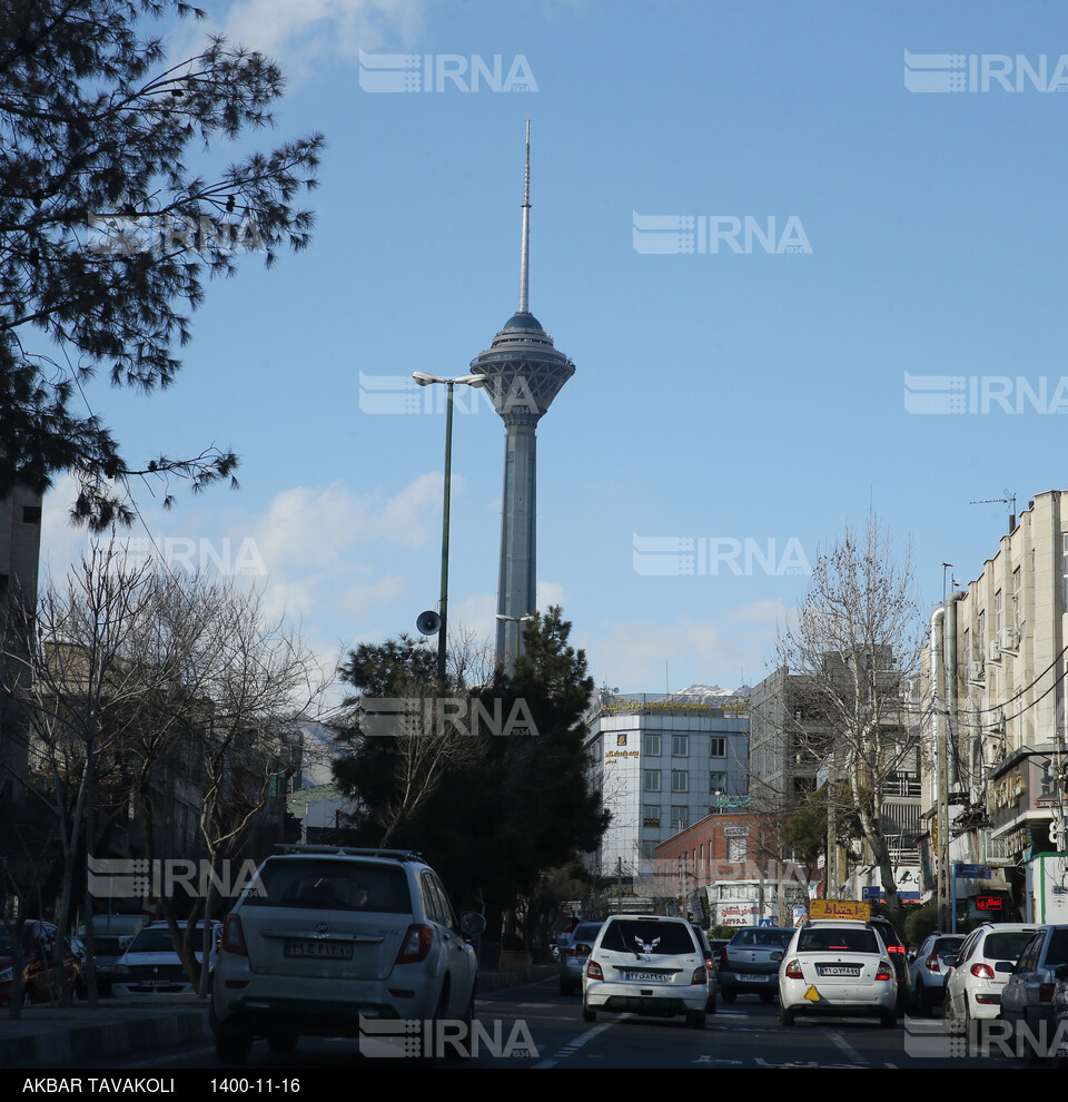 برج میلاد در هوای پاک تهران