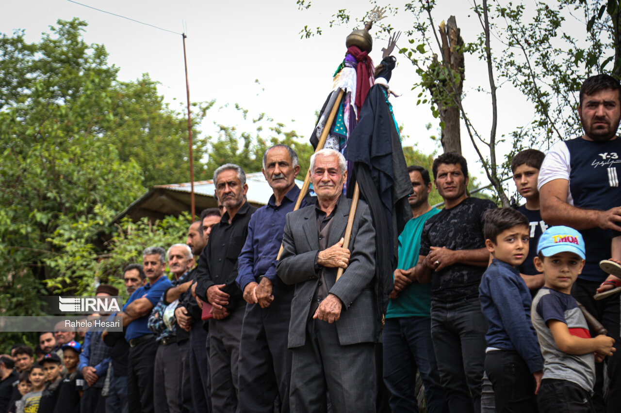 عزاداری تاسوعای حسینی - روستای شاه میلرزان - گیلان