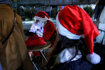 Ambiente navideño en Teherán