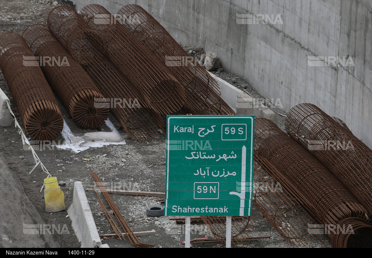 بازدید «فتاح» و «میرکاظمی» از آزادراه تهران شمال