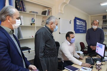 بازدید نماینده مردم مهاباد در مجلس شورای اسلامی از دفتر ایرنا