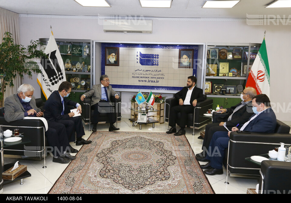 حضور سفیر قزاقستان در ایرنا