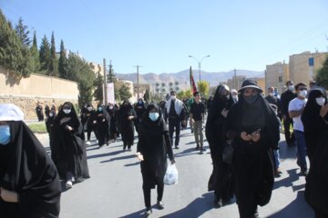 راه پیمایی جا ماندگان اربعین در ایلام