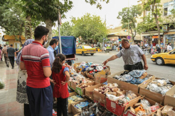 خیابان‌های شهر سنندج در پیک پنجم کرونا