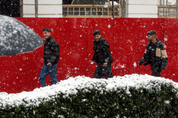 Iran-décembre 2024 : chutes de neige d’automne à Rasht au nord (Photo : Mojtaba Mohammadi)