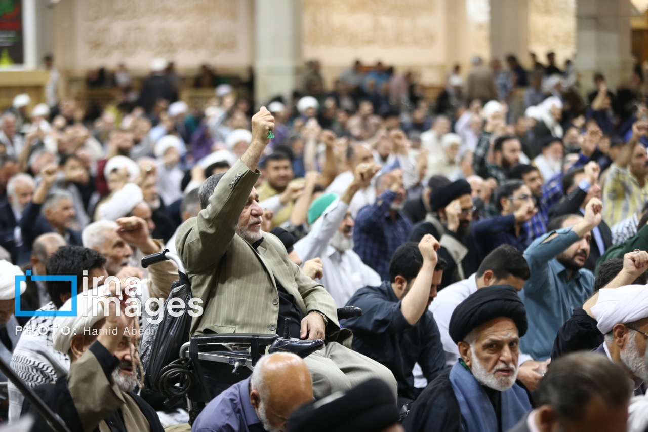 بزرگداشت شهید سید حسن نصرالله از سوی رهبر انقلاب در قم 