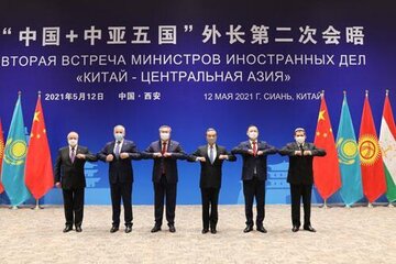 نشست وزرای خارجه چین و پنج کشور آسیای مرکزی برگزار شد