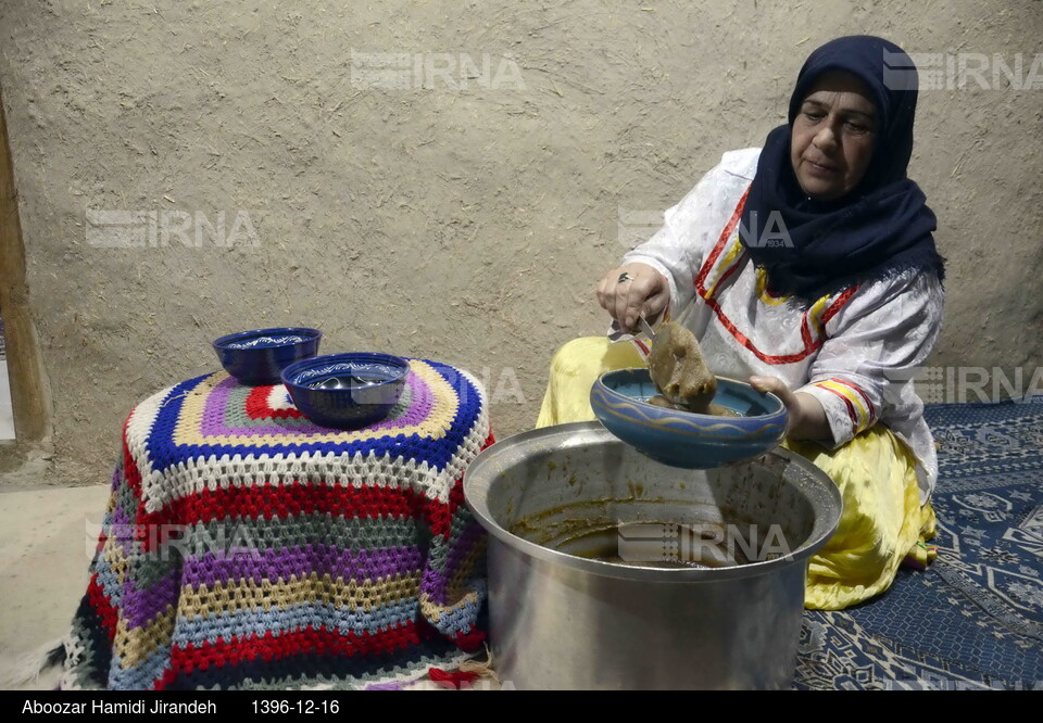 غذاهای محلی - پخت سمنو در روستای اسطلخ جان گیلان