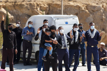 عزاداری جاماندگان اربعین حسینی در جوار شهدای گمنام دانشگاه شیراز