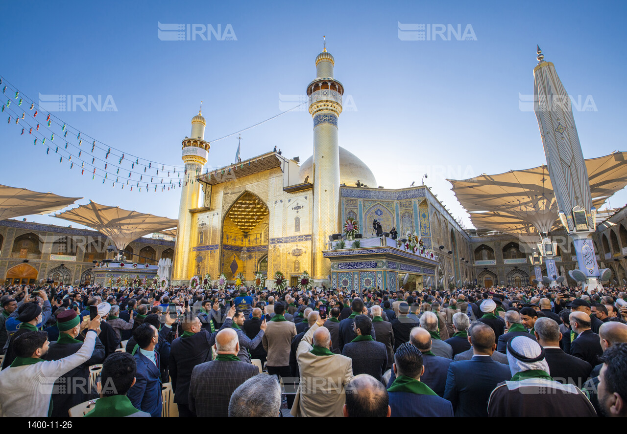 مراسم رونمایی از مناره دوم حرم امیر المومنین امام علی (ع)