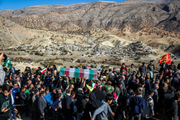 تشییع پیکر شهید گمنام - روستای ملکشیر