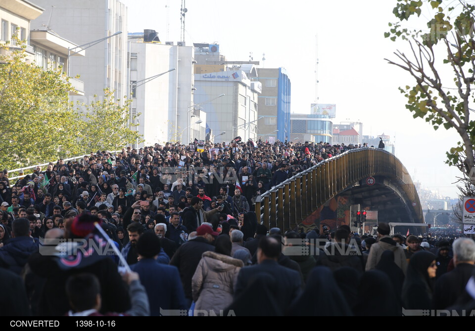 وداع با سربازان وطن - تشییع پیکر سردار سلیمانی