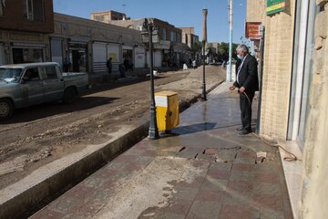 تخریب خیابان امام سمنان