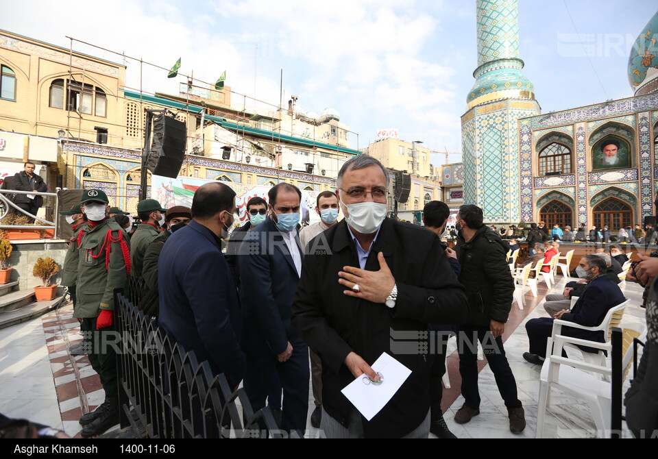 مراسم ختم شهید ایرلو سفیر جمهوری اسلامی ایران در یمن