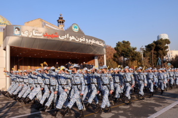 صبحگاه مشترک دانشجویان دانشگاه علوم و فنون هوایی شهید ستاری