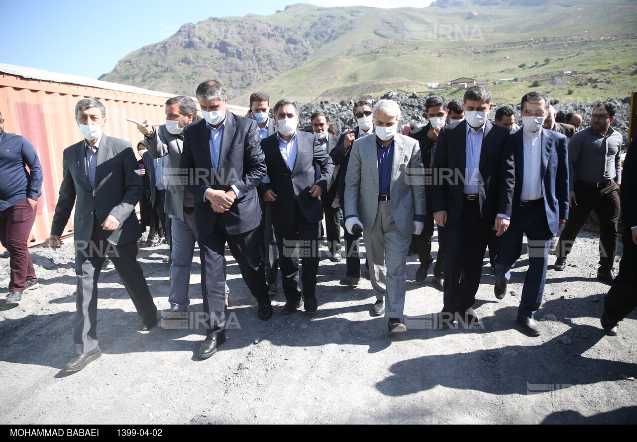 بازدید «اسلامی»، «نوبخت» و «فتاح» از قطعه دوم آزادراه تهران - شمال