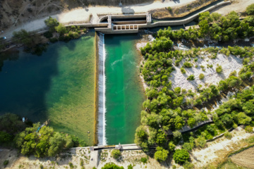 Estrecho Chitabe en el suroeste de Irán