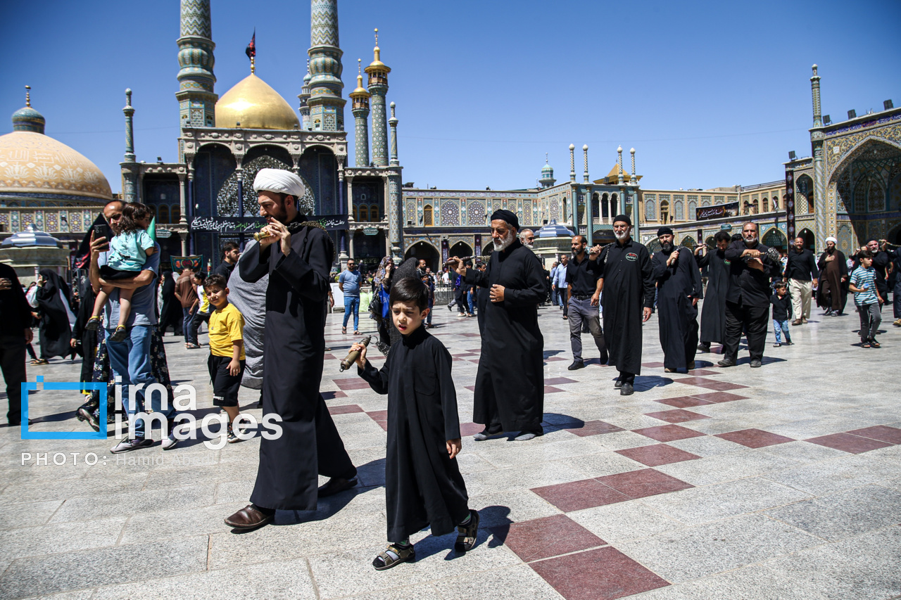 عزاداری شهادت امام رضا (ع) در قم