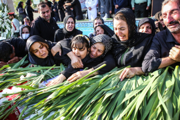 تشییع پیکر شهید مدافع امنیت «بهمن مرندی»