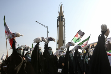 110 000 membres des forces Basij organisent un exercice pro-palestinien à Téhéran