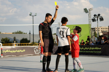 Competiciones callejeras de baloncesto y fútbol en Tabriz