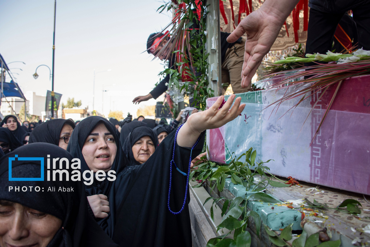 تشییع پیکر شهدای گمنام - سمنان