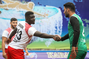 Iran : tournoi de championnat du monde du Kabaddi sur la plage